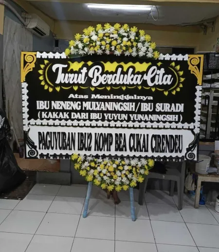 Papan Bunga Duka Kebon Jeruk