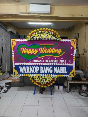 Papan Bunga di Kebon Jeruk