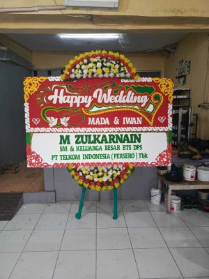Papan Bunga di Kebon Jeruk