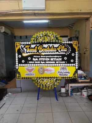 Papan Bunga di Kebon Jeruk