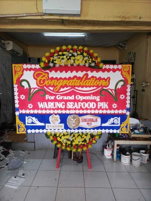 Papan Bunga di Kebon Jeruk