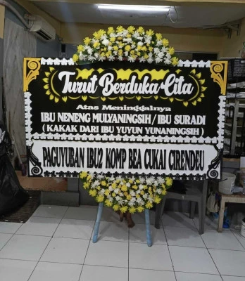 Papan Bunga di Kebon Jeruk