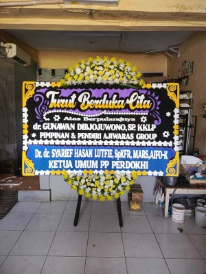 Papan Bunga di Kebon Jeruk